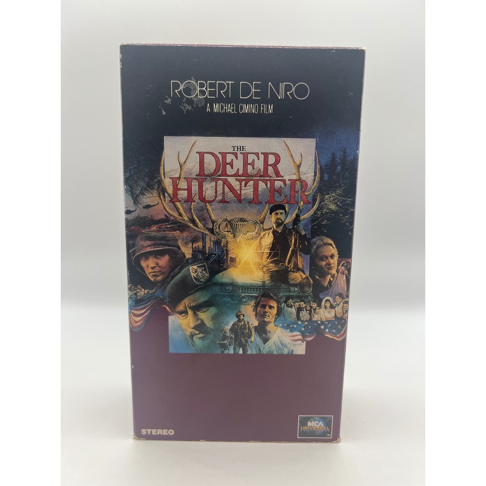 The Deer Hunter Robert De Niro VHS Movie MCA Universal Film Part 1 & 2